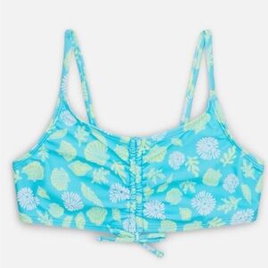 Wonder Nation Bikini Top Only Seashell design Girls XL